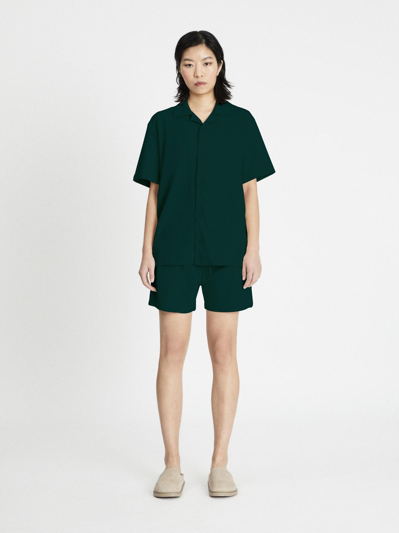 Waffle set - Dark green