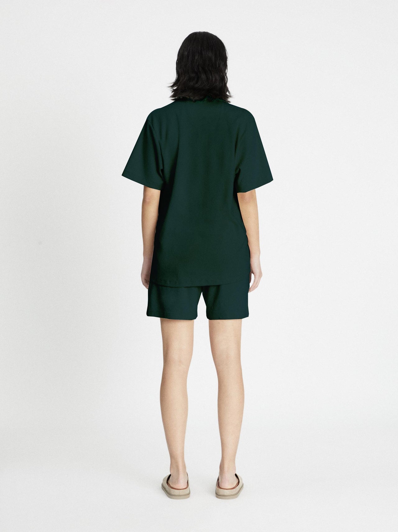 Waffle set - Dark green