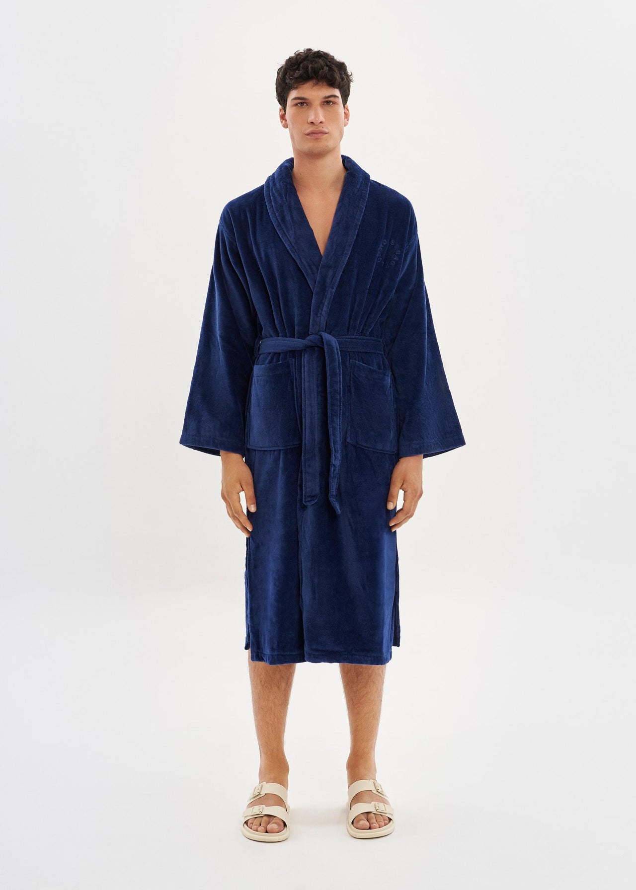 Bathrobe | Velour Blue