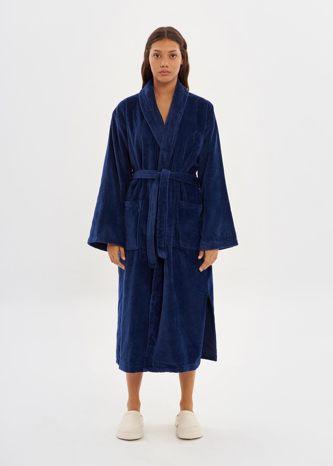 Bathrobe | Velour Blue