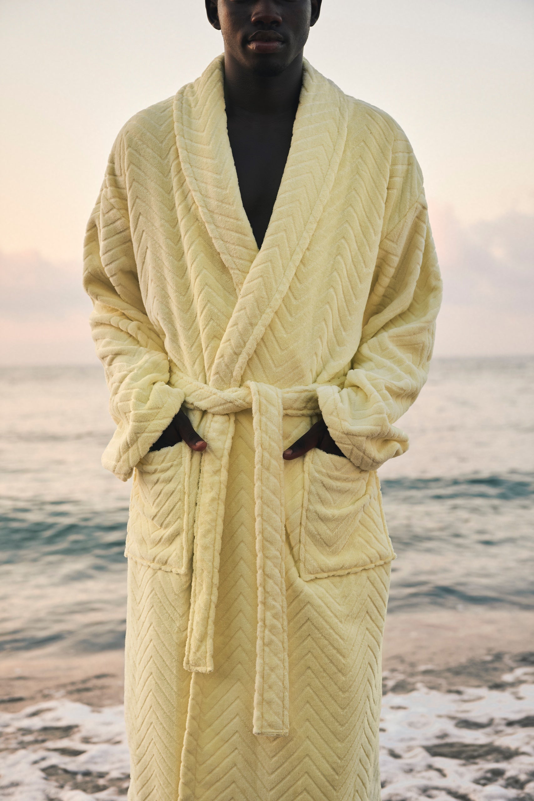 Bathrobe | Velour Lime