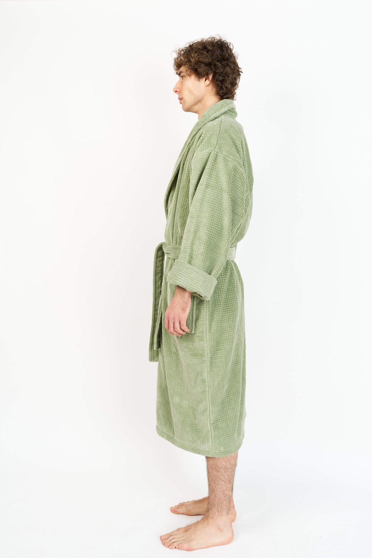 Bathrobe | Velour Laurel Green
